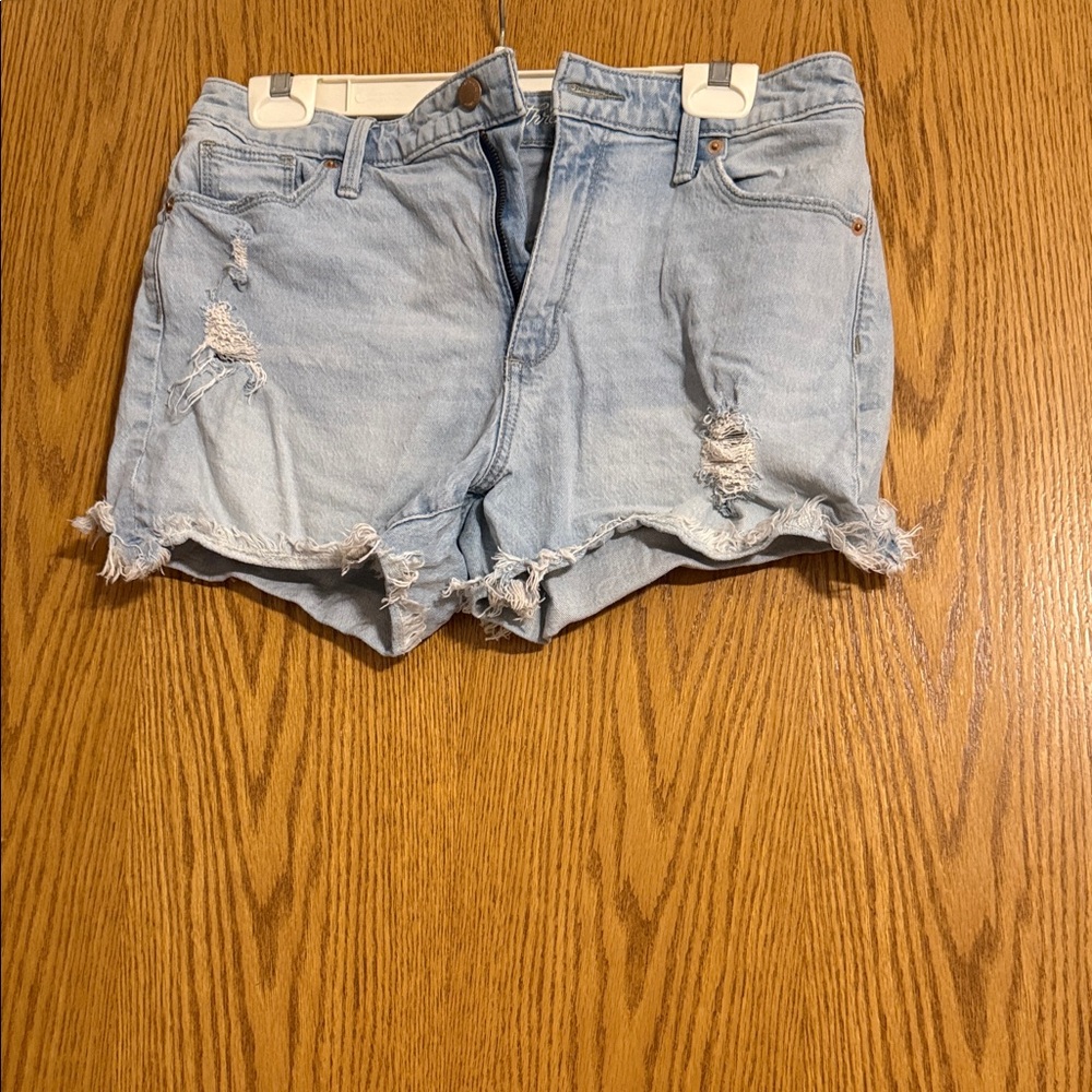 Universal Thread Light Blue Distressed Jean Shorts